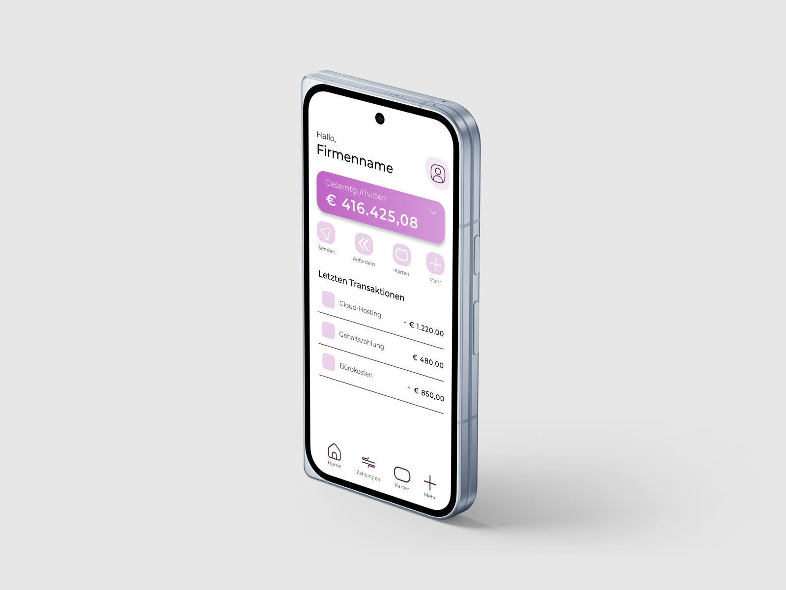 App-Design für Fyne