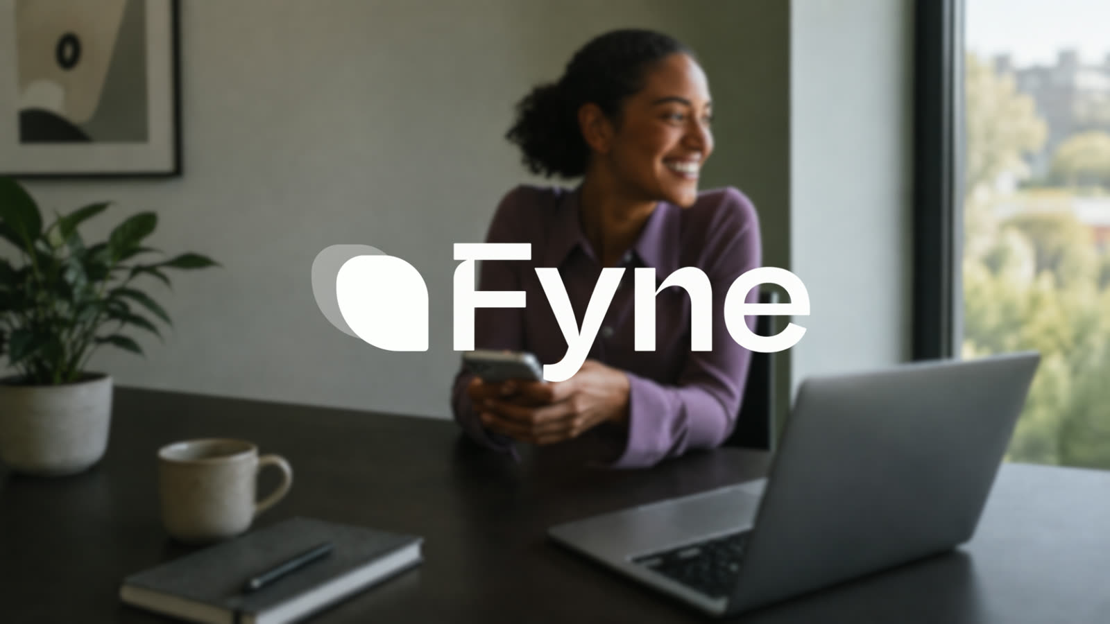Fyne — Markenbanner (fiktives Unternehmen)